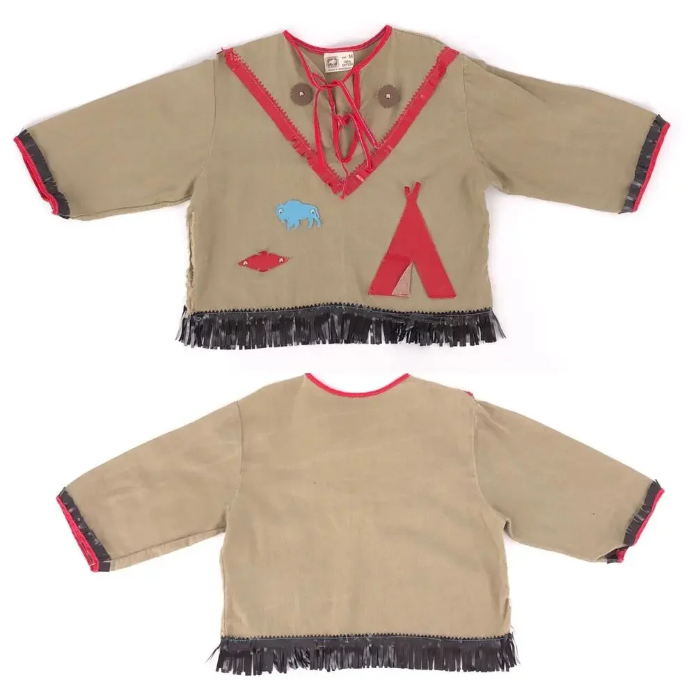60s Native American Indian girl costume Keyston Bros 1960s vintage